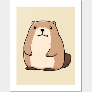 Beaver - Dam Cute Posters and Art